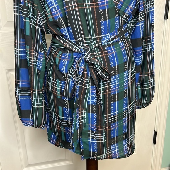 Eloquii Plus Size Wrap Tie Front Blouse Size 16 - Picture 4 of 8